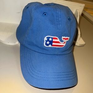 VINEYARD VINES Flag Whale Baseball Hat!